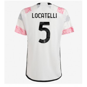 Maillot de foot Juventus Manuel Locatelli #5 Extérieur 2023-24 Manches Courte